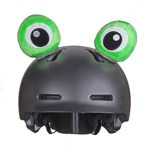 Frog Eyes Motorcycle Helmet Decoration
