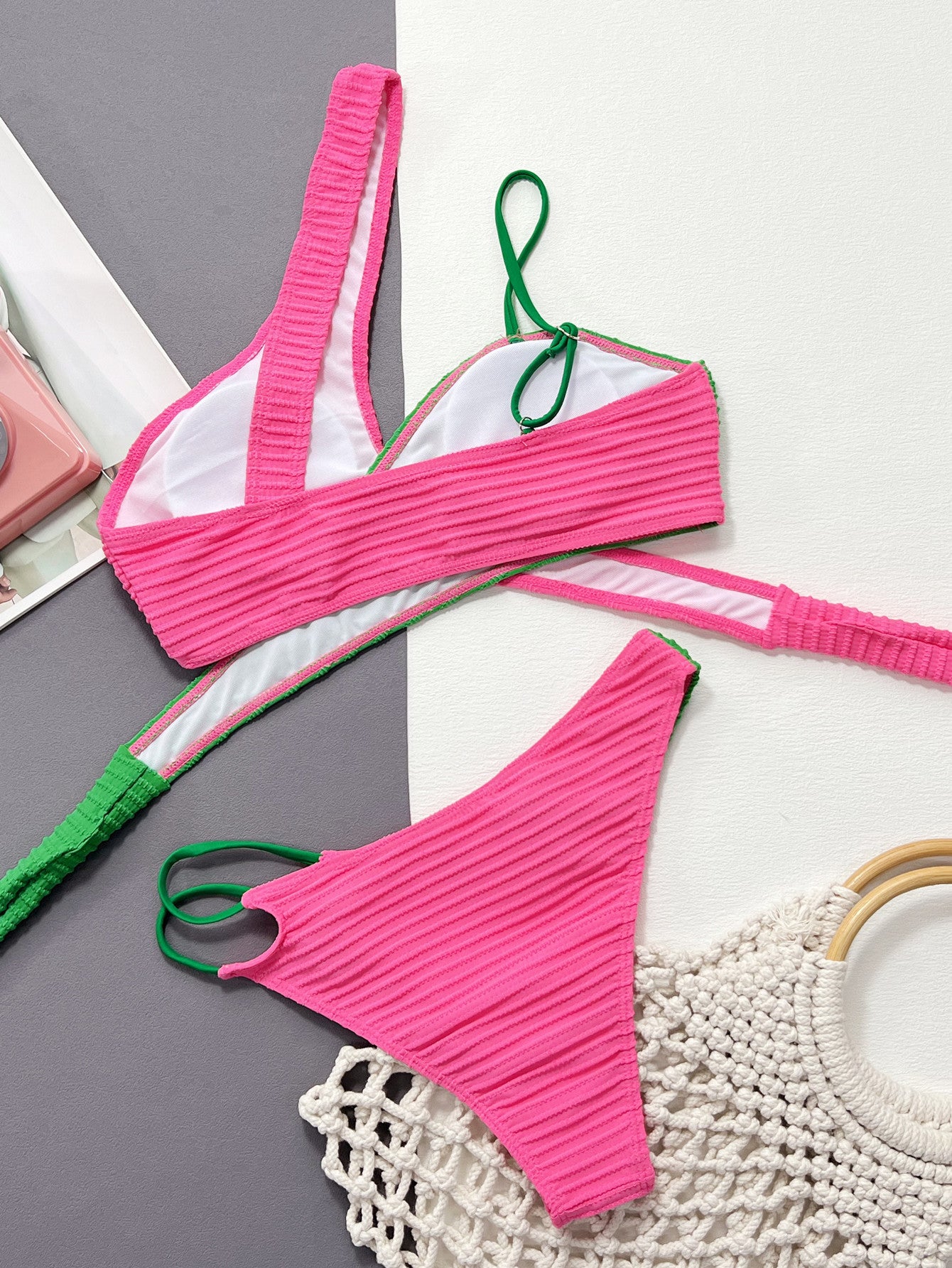 Color Split Swimwear