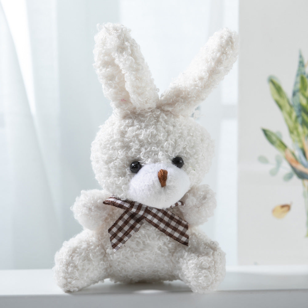 Cute Bow Tie Bunny Keychain