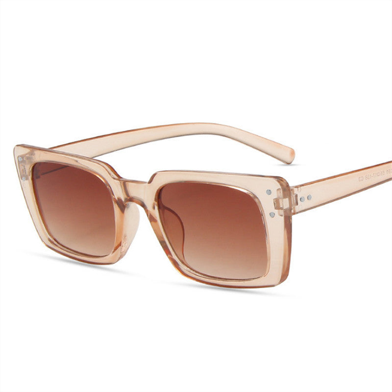 Trendy Squared Small Frame Sunglasses