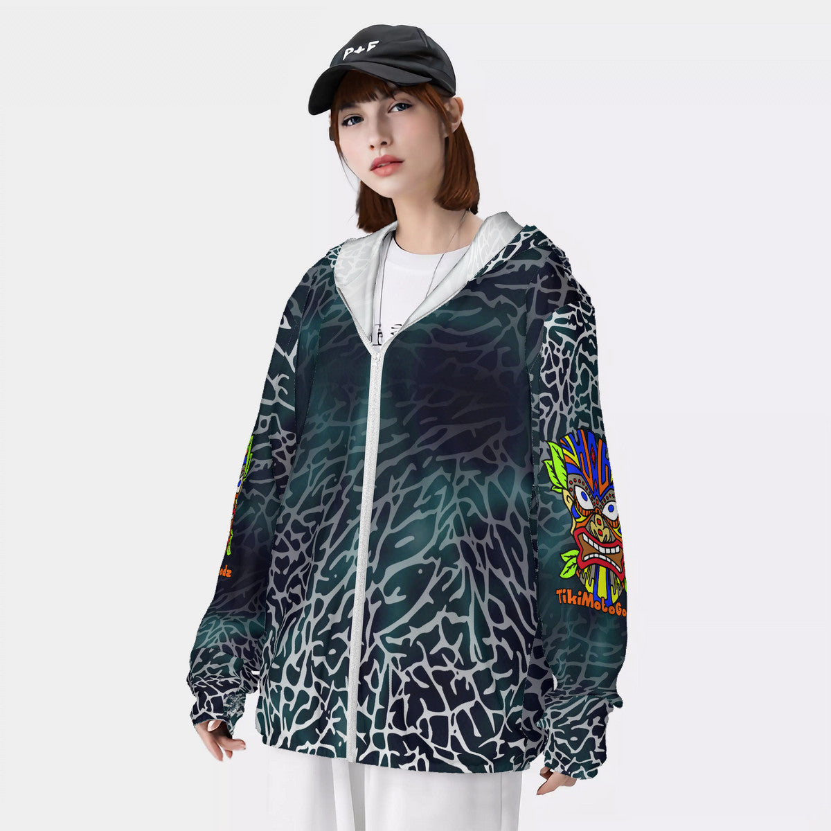 Tiki Moto Godz Lightweight Zipper Hoodie