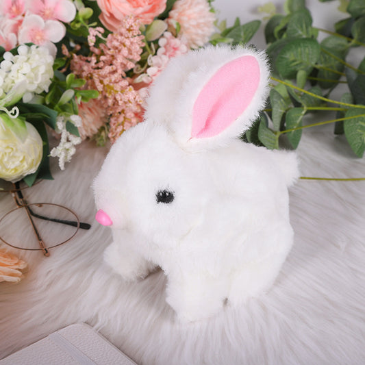 Mechanical Plush Little White Rabbit