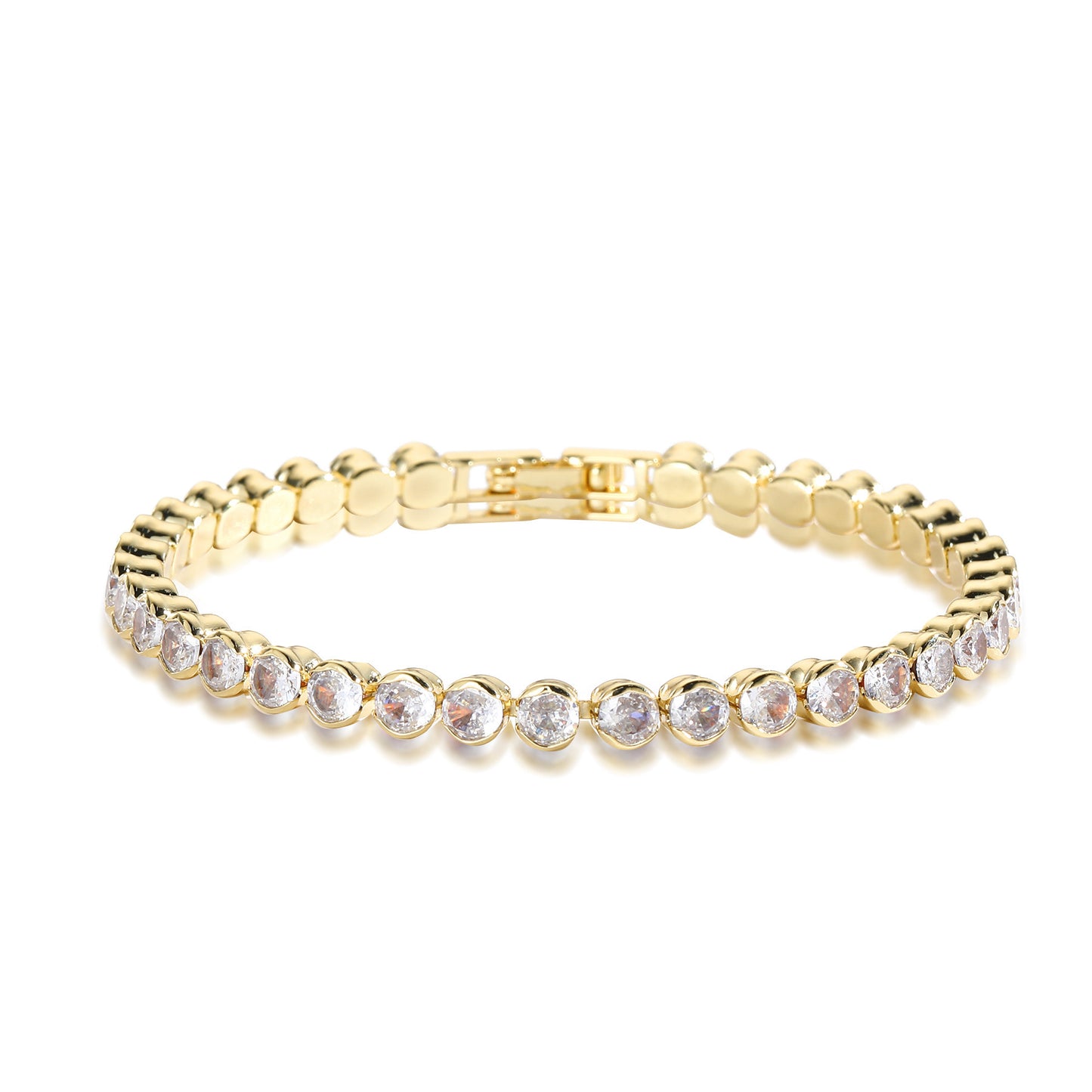 Fashion Copper Plated Geometric Bracelets