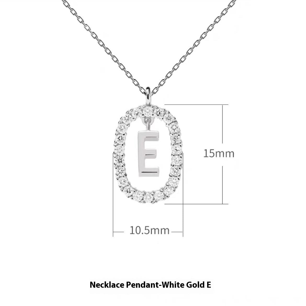 Stylish Zircon Alphabet Clavicle Chain