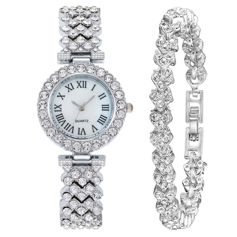 Fashionable Diamond Watch Set