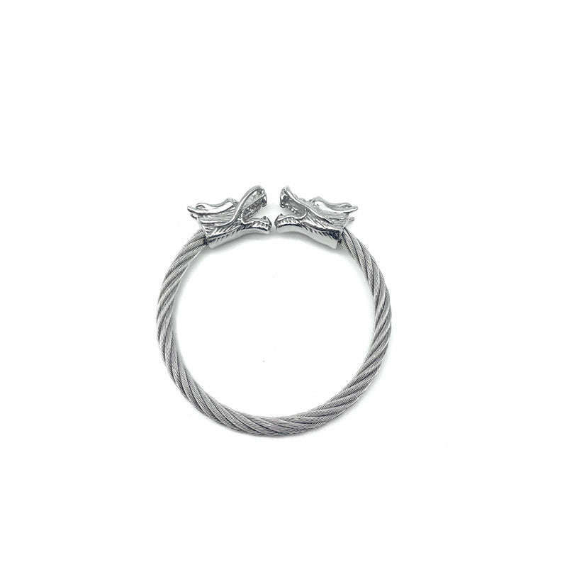 Dragon Head Cable Bracelet