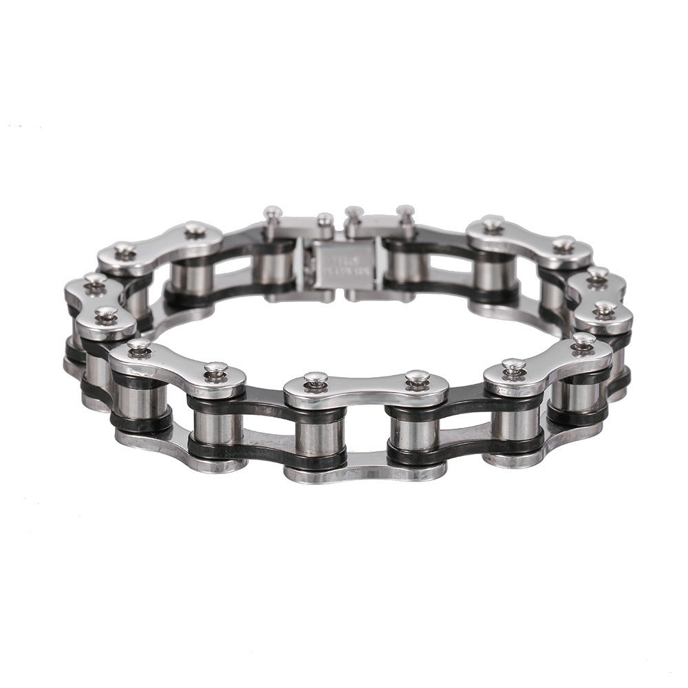 Moto Mafia Stainless Steel Motorcycle Chain Bracelet