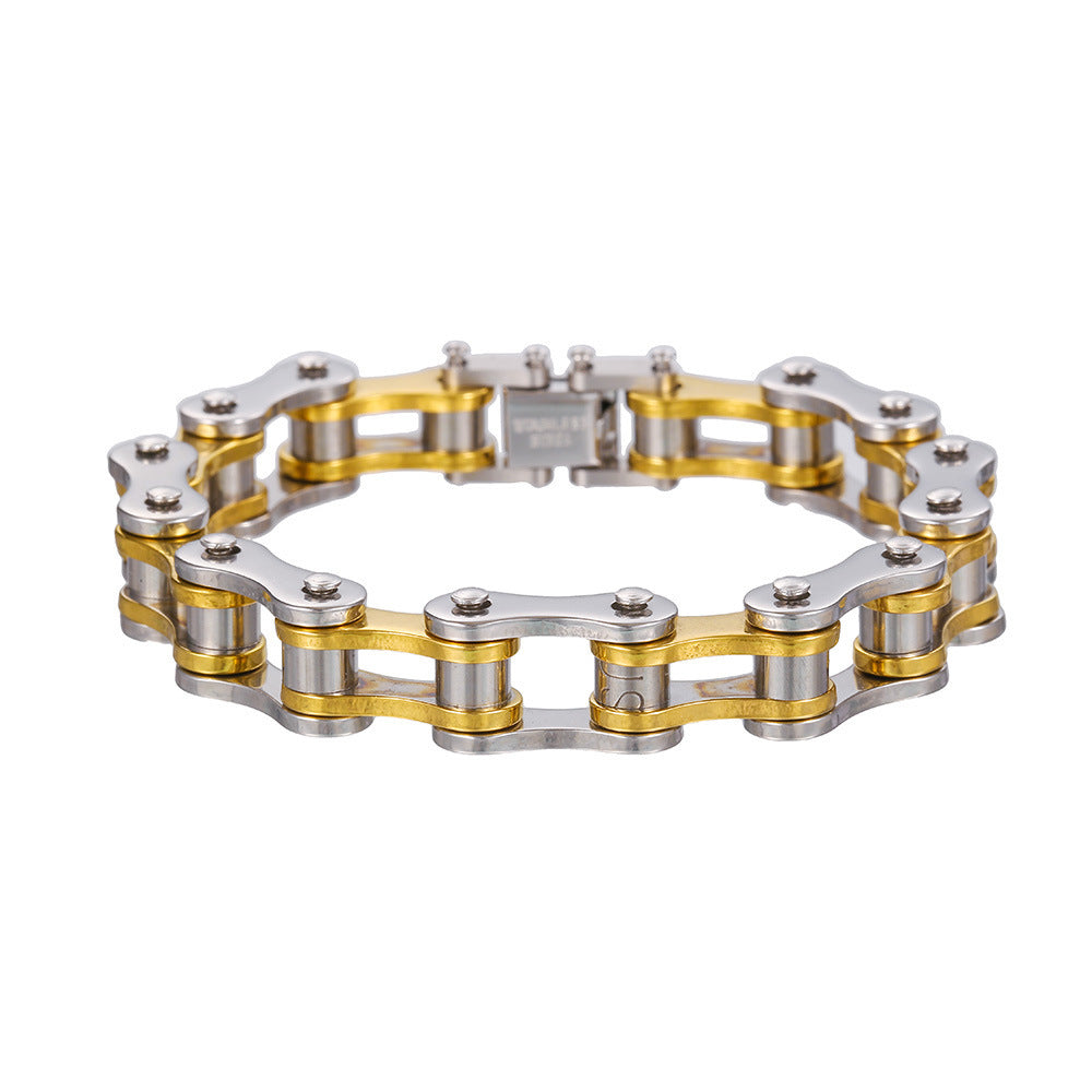 Moto Mafia Stainless Steel Motorcycle Chain Bracelet