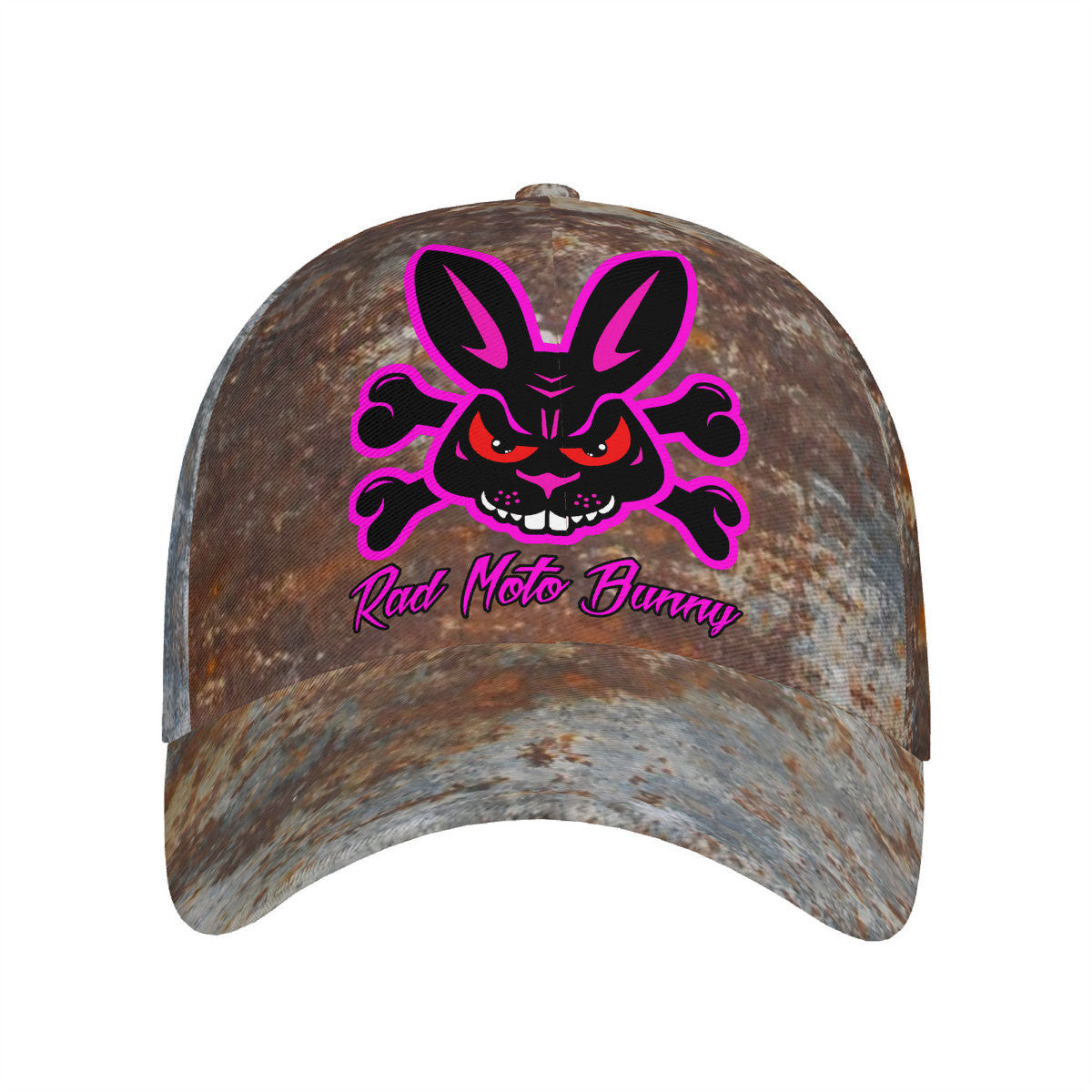 Rad Moto Bunny Baseball Cap, Rust