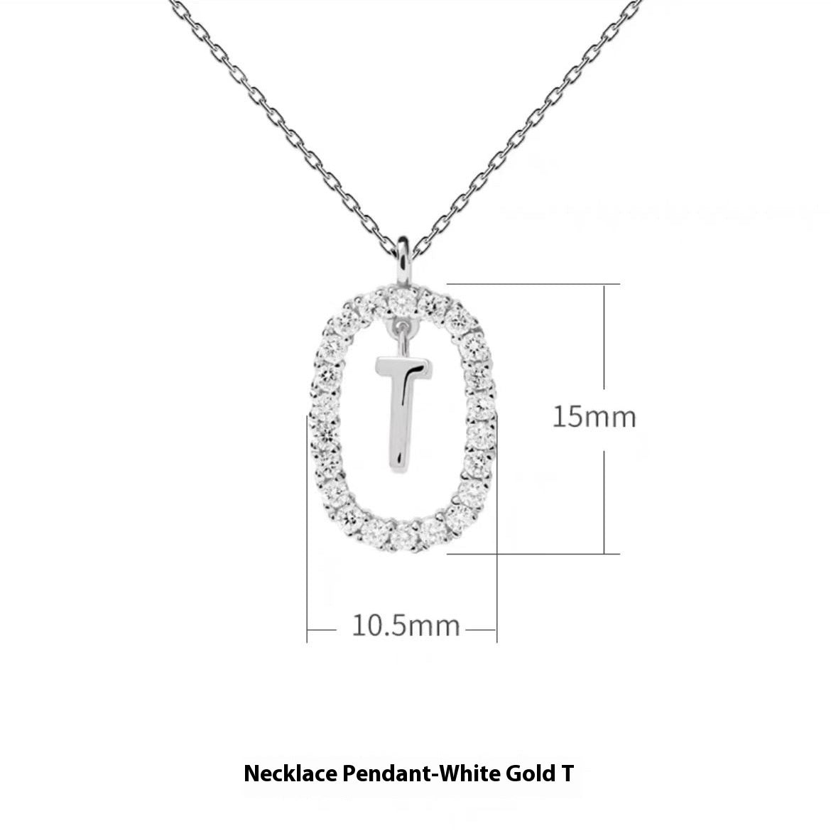 Stylish Zircon Alphabet Clavicle Chain
