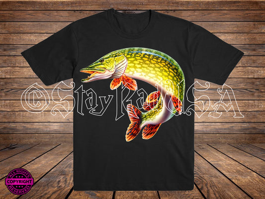Pike. PNG Digital Print file.