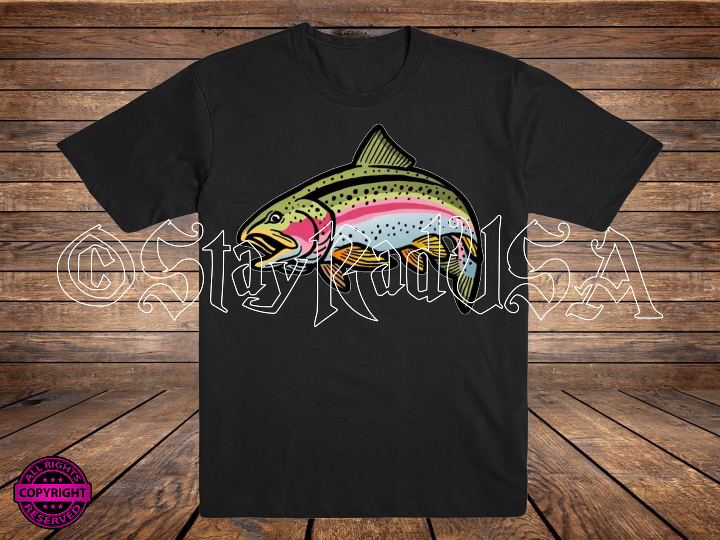 Trout. PNG Digital Print file.