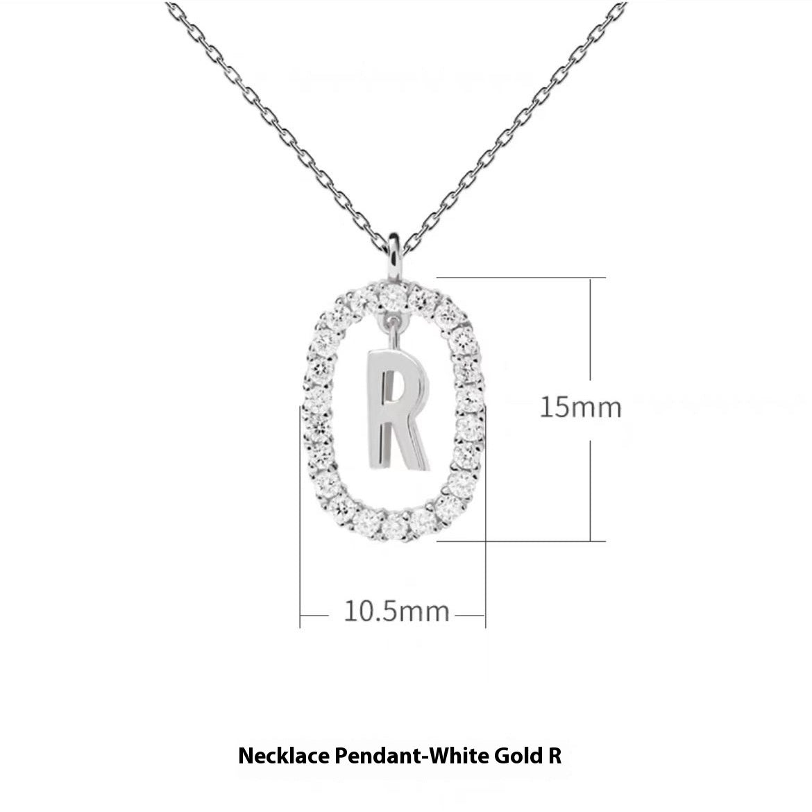 Stylish Zircon Alphabet Clavicle Chain