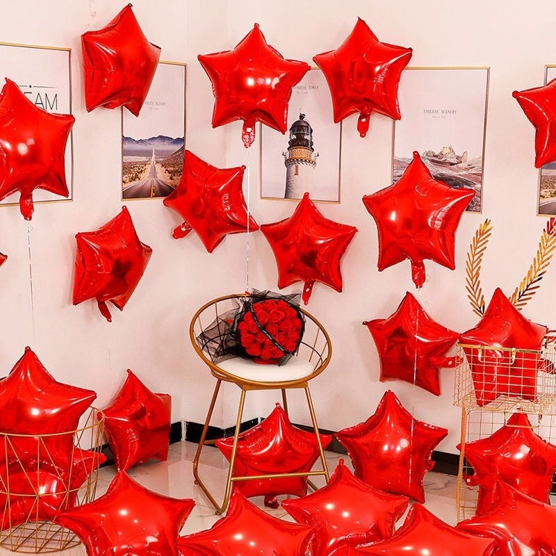 Heart-shaped Aluminum Balloon