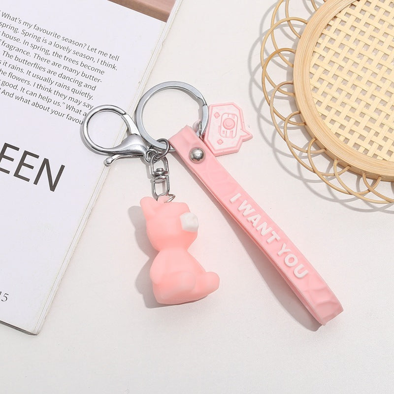 Trendy Animal Keychain