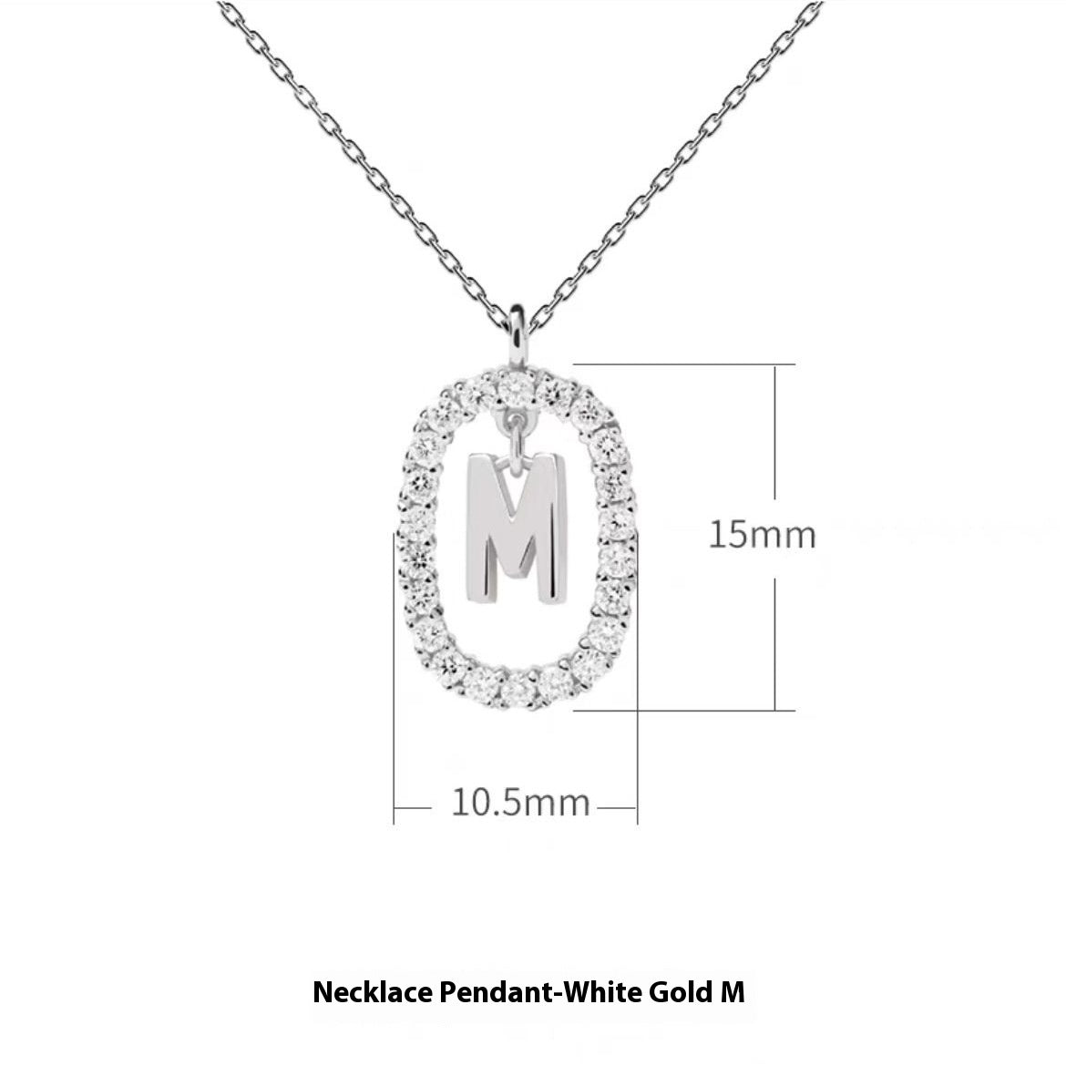 Stylish Zircon Alphabet Clavicle Chain