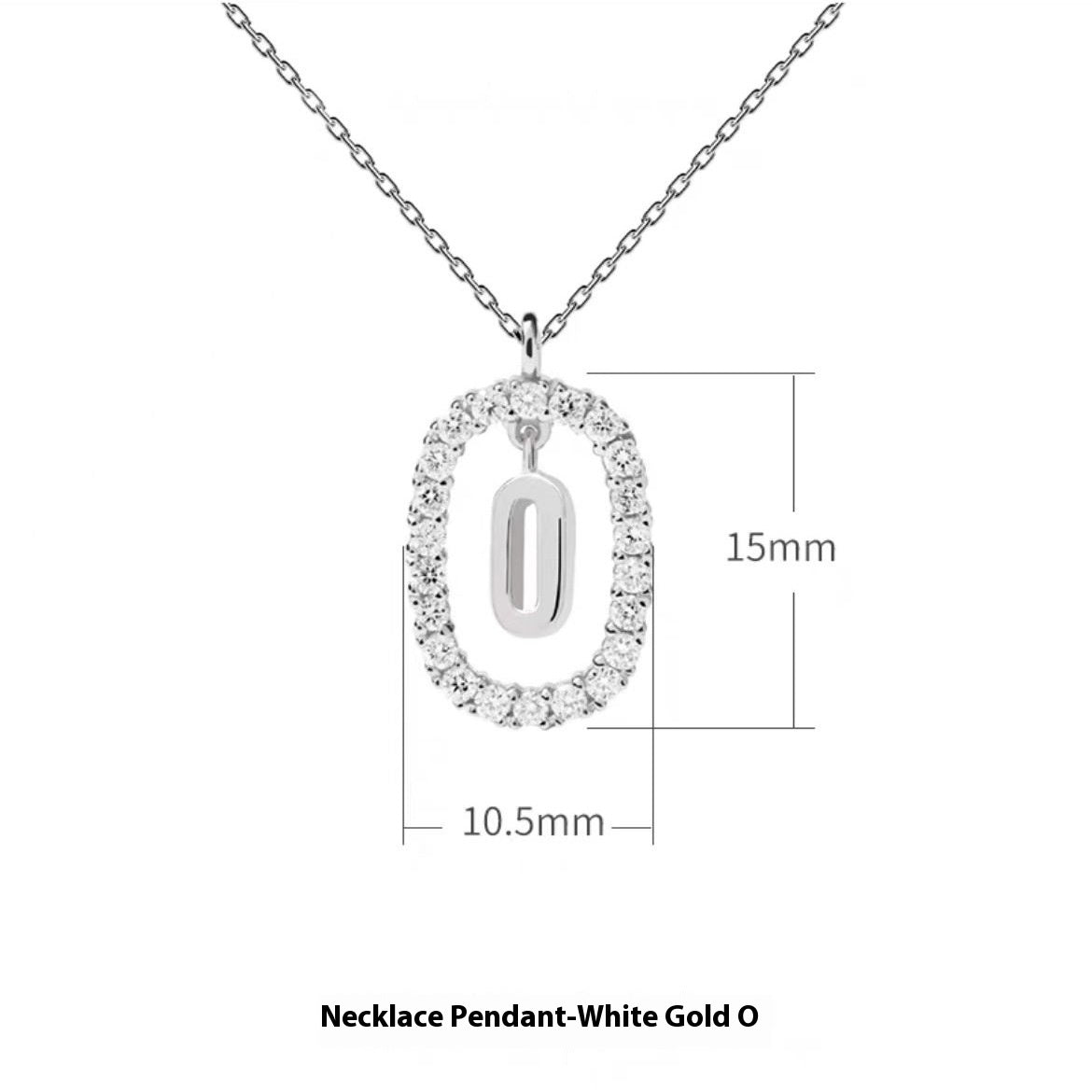 Stylish Zircon Alphabet Clavicle Chain