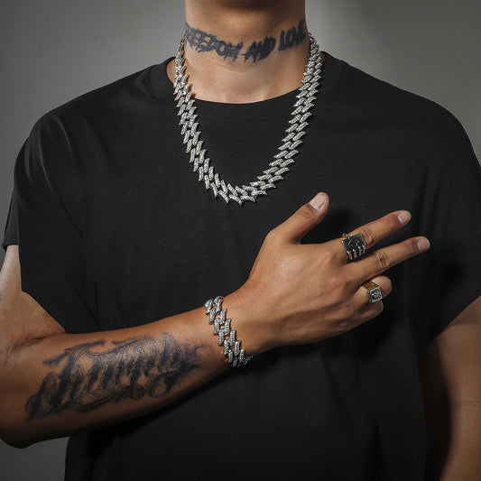 Rhombus Telescopic Chain Necklace