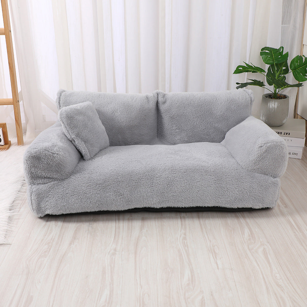 Plush Rabbit Pet Sofa