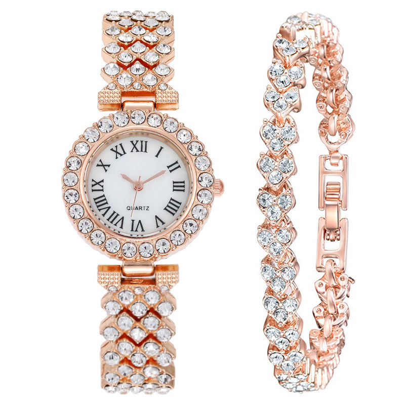 Fashionable Diamond Watch Set