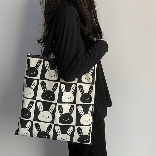 Cute Rabbit Canvas Bag