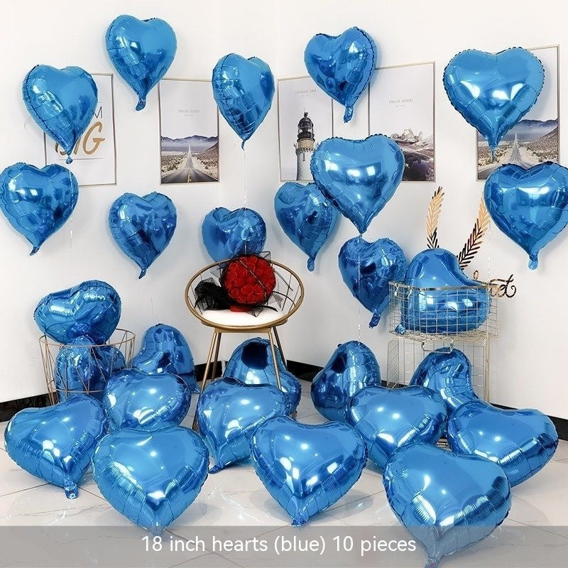 Heart-shaped Aluminum Balloon