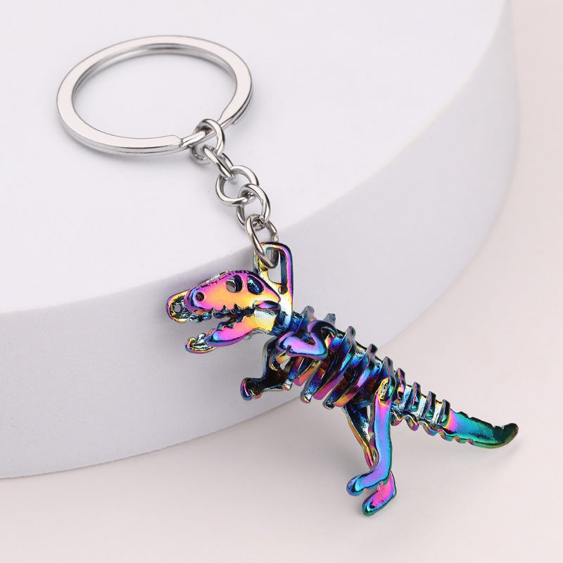 Colorful Dinosaur Keychain