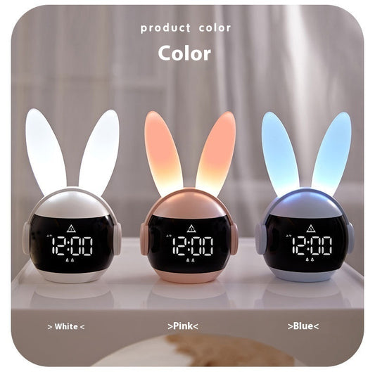 Bunny Smart Charging Night Light Clock