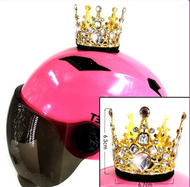 Motorcycle Helmet Crown Ornament