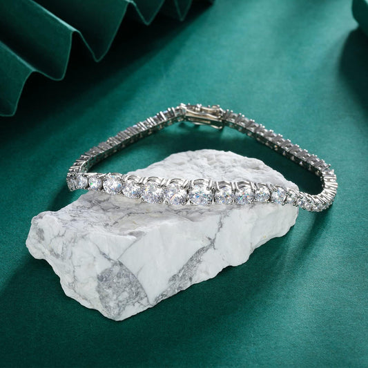Gradient Zircon Tennis Bracelet