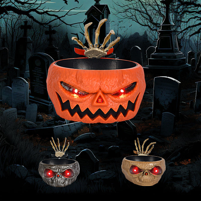 Halloween Candy Bowl with Motion Activated Hand