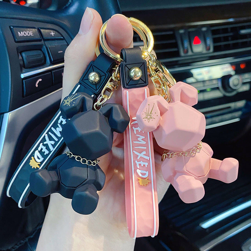 Remixed Rabbit Keychain