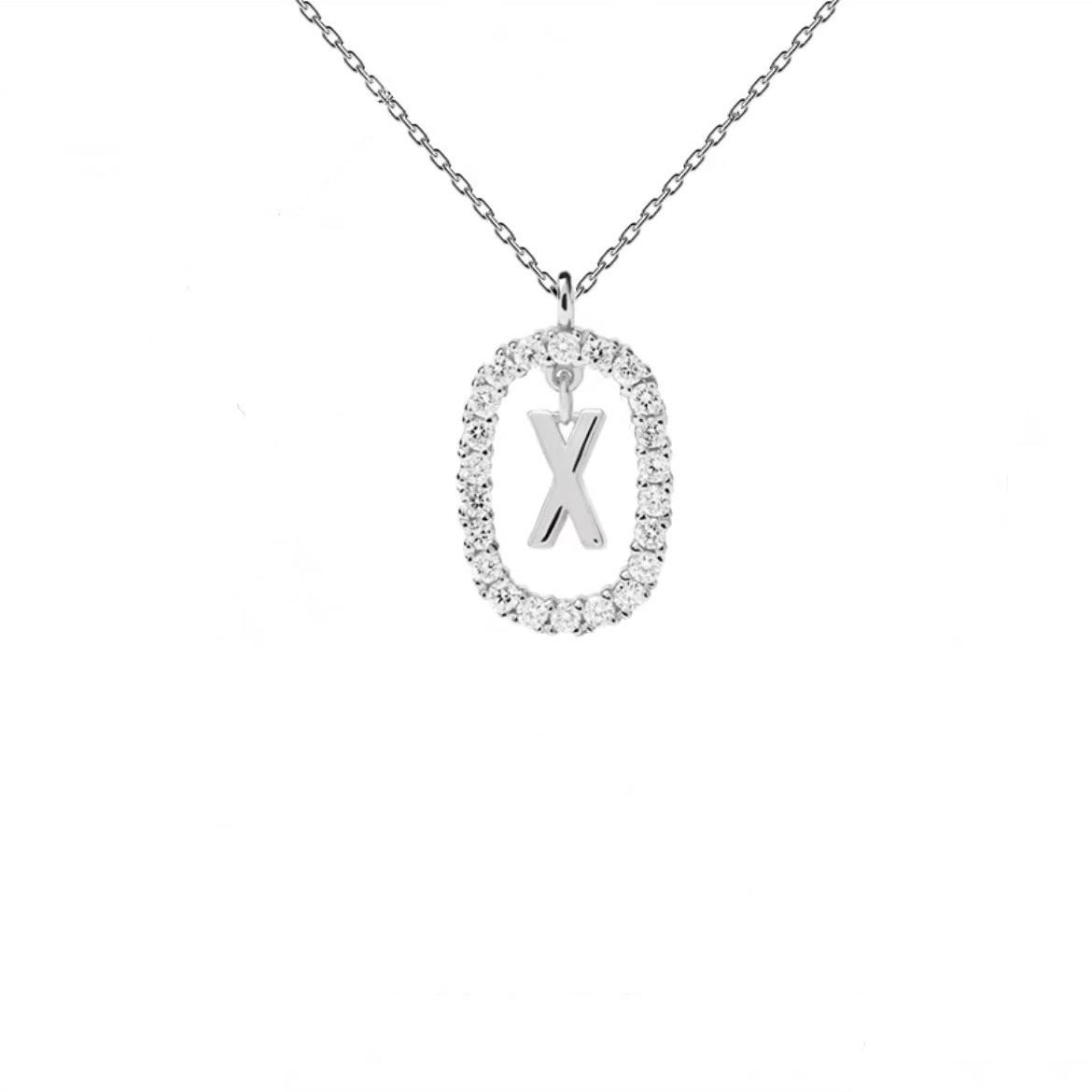 Stylish Zircon Alphabet Clavicle Chain