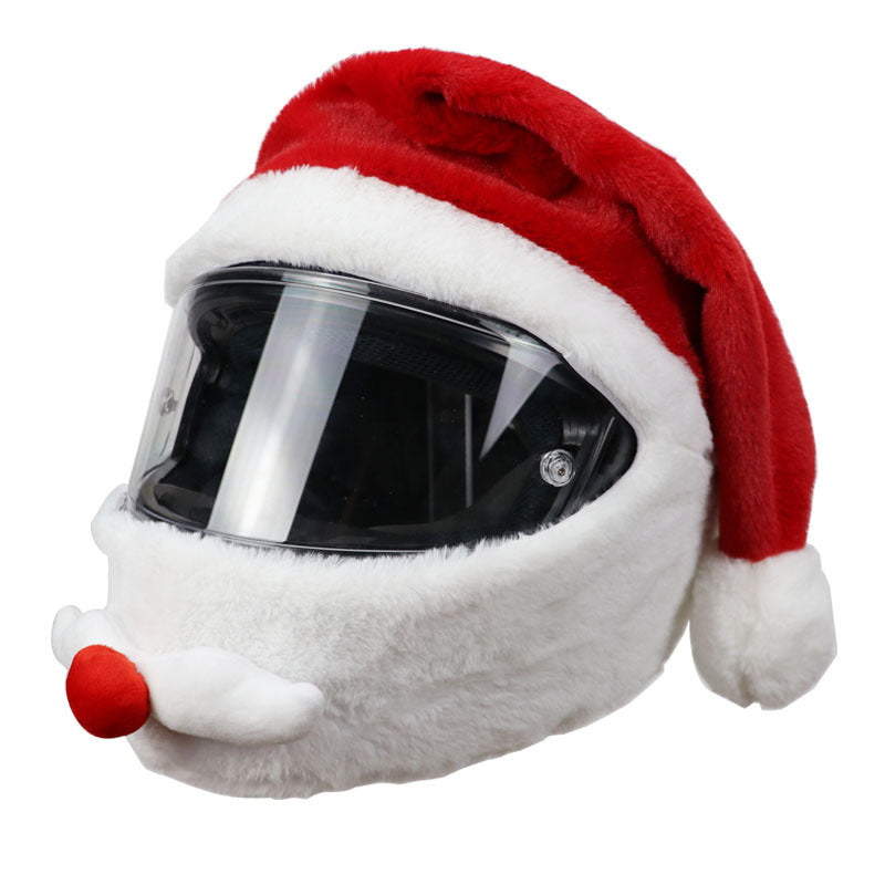 Full Helmet Cartoon Plush Helmet Cover
