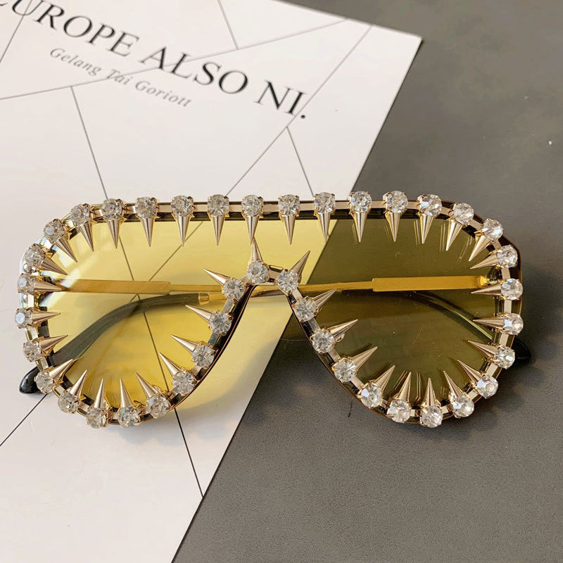 Spiked Diamond Sunglasses