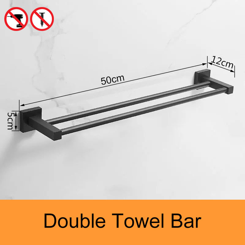 Hole-free Bathroom Rack Wall Hanging