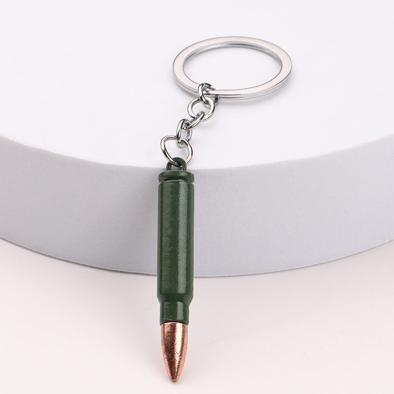 Metal Bullet Keychain