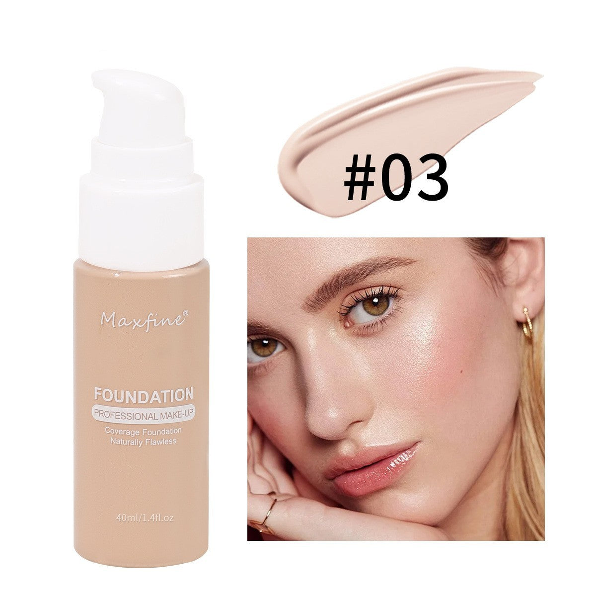 12 Color Waterproof Liquid Foundation