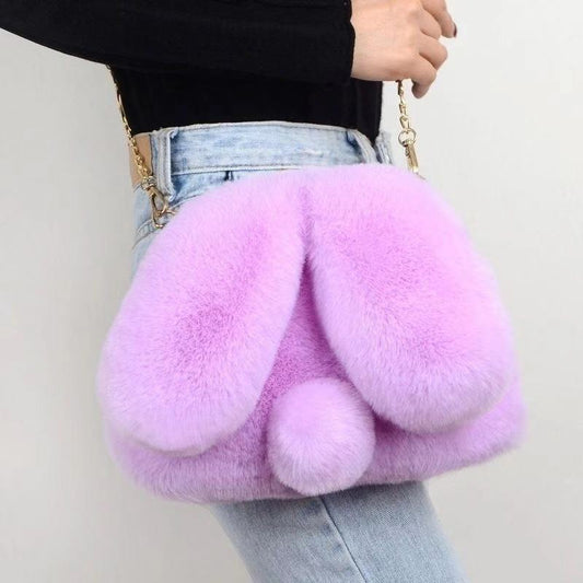 Rabbit Ears Plush One-shoulder Satchel