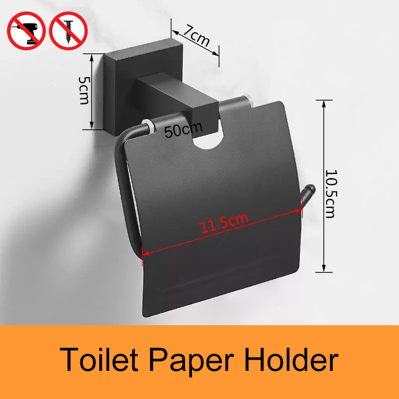 Hole-free Bathroom Rack Wall Hanging
