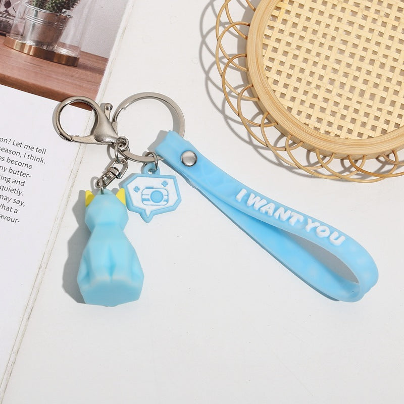 Trendy Animal Keychain