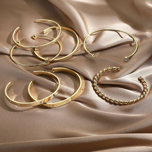 Fashion Copper Plated Geometric Bracelets