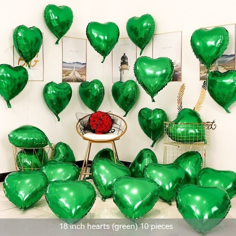 Heart-shaped Aluminum Balloon