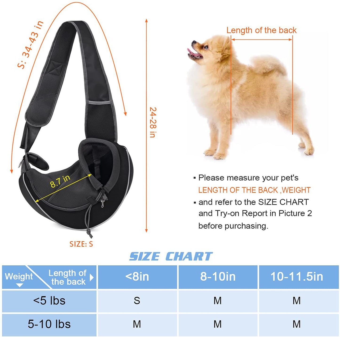 Crossbody Bag for Dogs