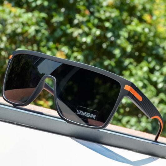 Squared Polarized Sports Sunglasses