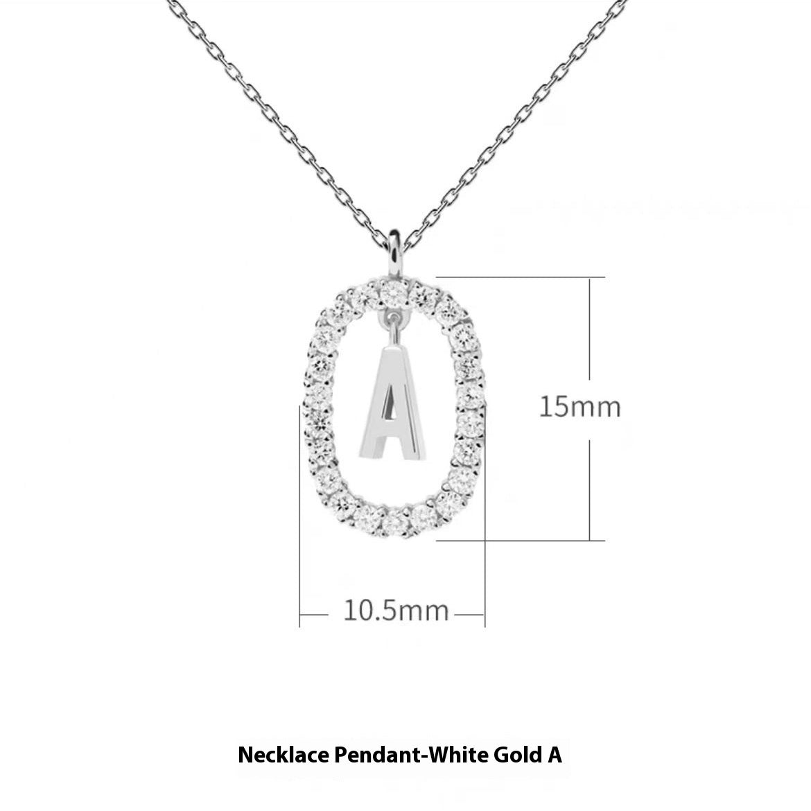 Stylish Zircon Alphabet Clavicle Chain