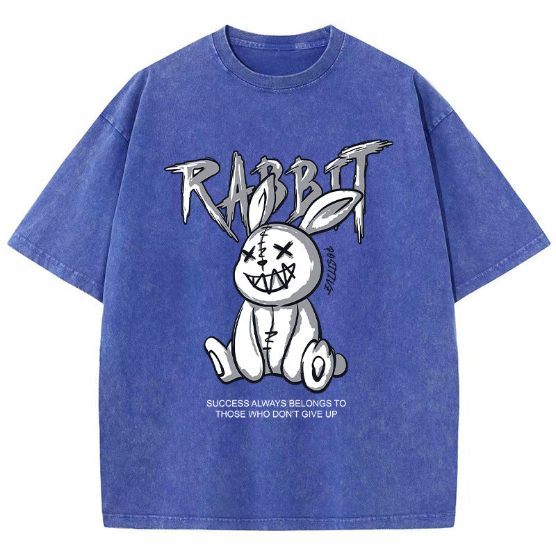 Cute Rabbit Print T-Shirt