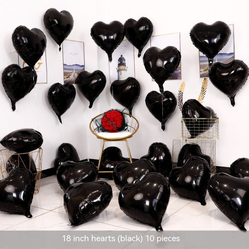 Heart-shaped Aluminum Balloon