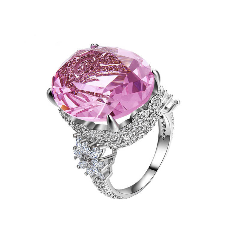 Super Large Big Diamond Ring