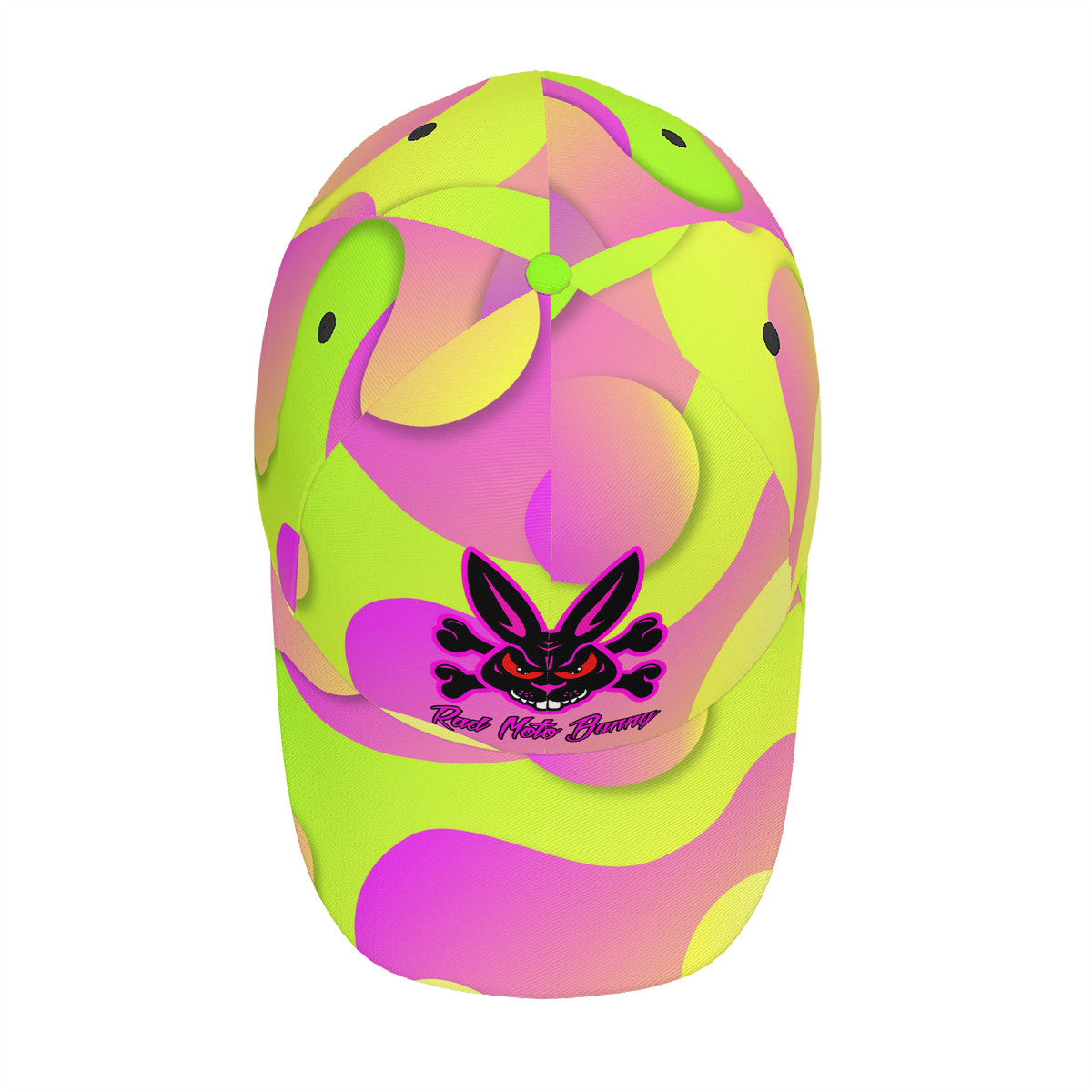Rad Moto Bunny, Coulorful, Baseball Cap